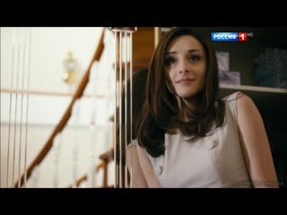 julia mayboroda in an elegant dress. an excerpt from the film girl in a decent family (2012)