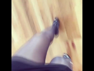 on heels (girl foot fetish legs stockings sexy sexy teen barefoot feet pantyhose stocking foofetish)